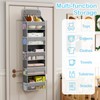 LAMU 1 Pack Over The Door Organizer Hanging with 5