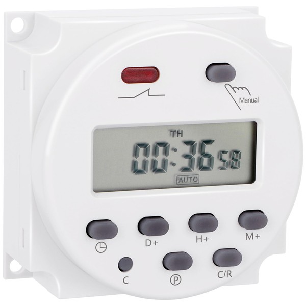 Weasch Timer Switch, CN101A, AC 110V 16Amp, Digital LCD Power