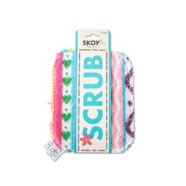 Skoy Cleaning Bundle - Cloth, Scrub, Blue Towel and Sink Holder – Environmentally Friendly, Kitchen & Household Use, Plastic-Free Packaging, Great Gift Idea!