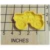 Mudding Monster Truck Shaped Cookie Cutter and Stamp #1265