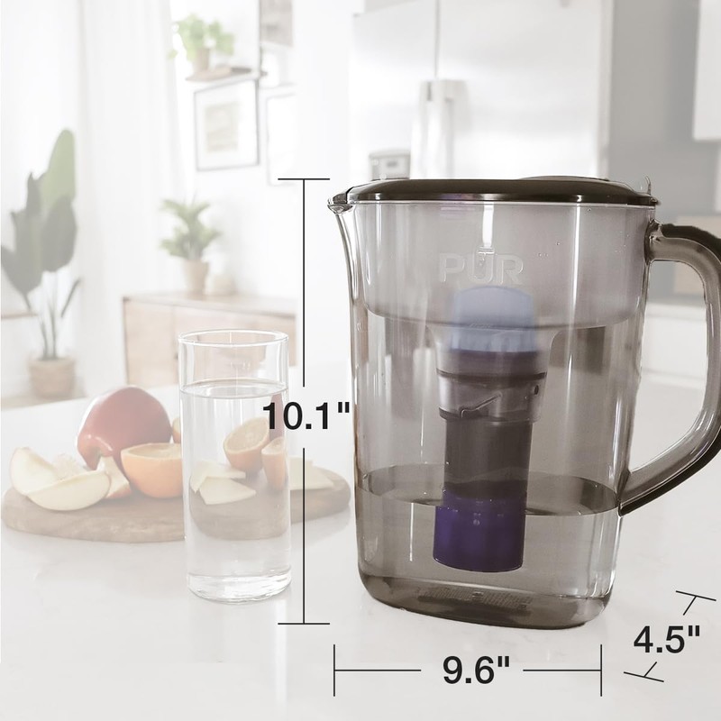 PUR 7-Cup Water Filter Pitcher with 1 Genuine PUR Filter,