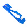 Wallet Size 6 Functions Hand Tool. Stainless Steel. For Camping,