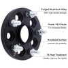 DCVAMOUS 4PC 5x108 Hubcentric Wheel Spacers 15mm with 12x1.5 Studs