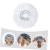 Healeved Large Waterproof Shower Cap for Adults Boys and Girls