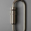 [CANDY DESIGN&WORKS] Bullet Carabiner Bullet Carabiner (A) Nickel, (C) Nickel/Brass