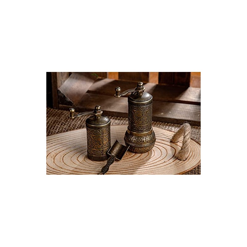 Juego de molinillo de sal y pimienta, molinillo de hierbas,