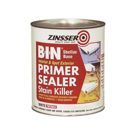 qt Zinsser 00904 White Zinsser, B-I-N Shellac Base Interior/Exterior Primer/Sealer