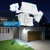 Olafus 75W Motion Sensor Outdoor Light Plug in, Motion Flood