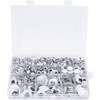 1298Pcs Wiggle Eyes con Autoadhesivo, 4-25mm Googly Wiggle Eyes Pegatinas