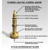 S&H Garden Hose Nozzle Heavy Duty Brass