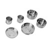 6PCS Portable Cookware Set Rapid Heating 304 Stainless Steel Efficient