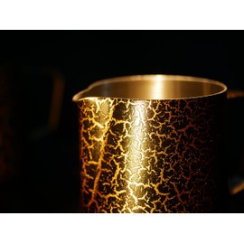 Otikkis Stainless Steel Milk Frothing Pitcher Frother Jug Espresso Steaming Pitcher Barista Cup with Built-in Measurement Scale for Coffee Cappuccino Latte Art (20oz)