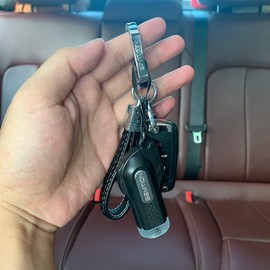 SEMTION Car Emergency Escape Hammer Safety Hammer with Key Holder Set of 2 (Black-2pcs)