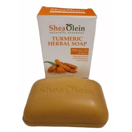 Shea Olein 1 Pack - Shea Olein TURMERIC HERBAL SOAP WITH ALOE VERA & HONEY