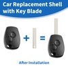 2-Button Remote Control Shell Compatible with Renault Dacia Duster Twingo