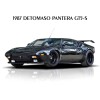 1987 DeTomaso Pantera GT5-S in Black NEW Metal Sign: 12x16" Ships Free