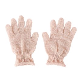 Kinuya CS7137 Silk Hand Care Flat Roll Gloves, 100% Silk Gloves, Fashion Accessories, Cherry Blossom