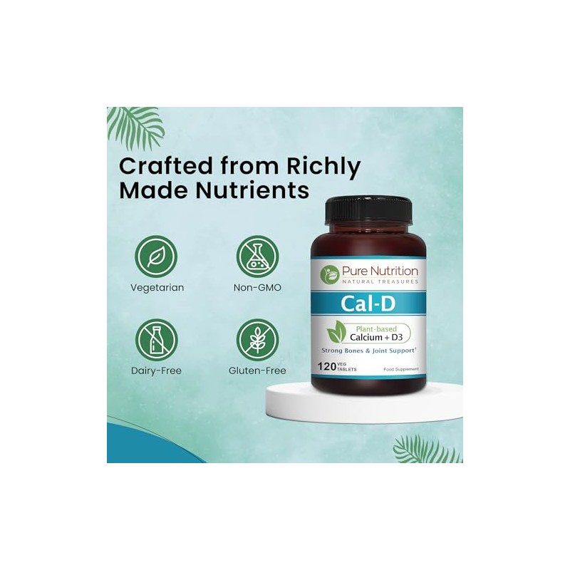 PURENUTRITION ME Pure Nutrition Cal D - Plant Based Calcium