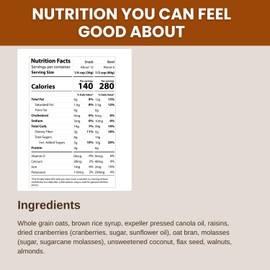 Erin Baker’s Homestyle Fruit and Nut Granola with Ancient Grains - Made from Natural Ingredients, Crunchy Texture, Versatile Snack or Cereal - Vegan Friendly, Non-GMO, Resealable 12oz Bags, 6‑Pack