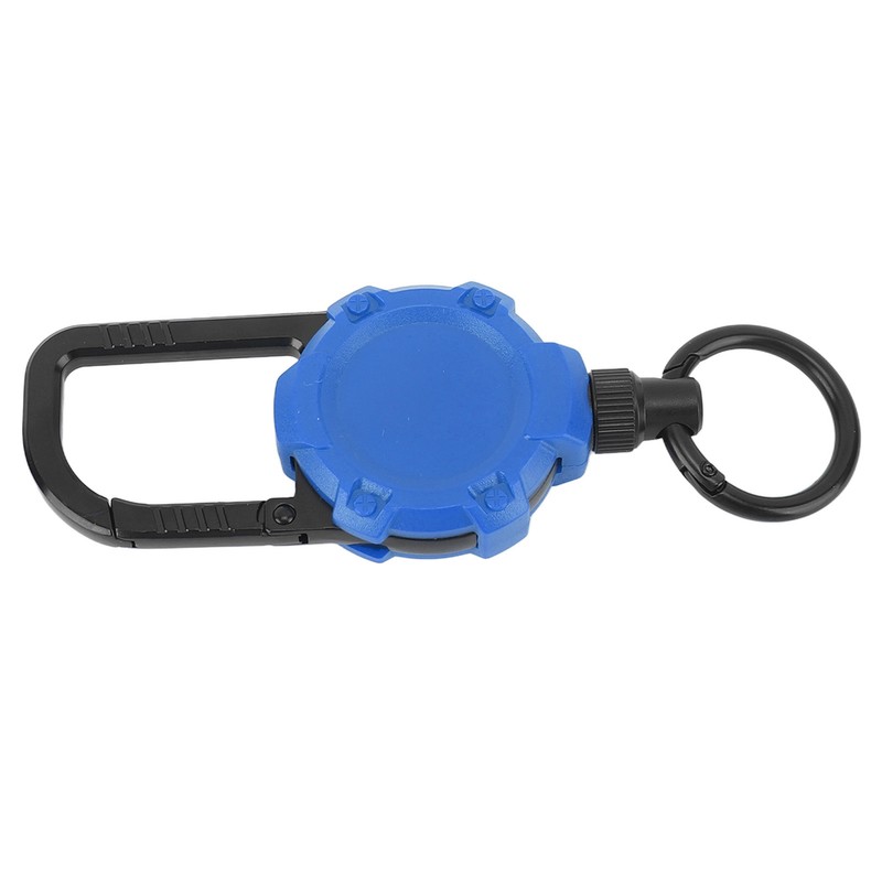 Magnetic Retractable Keychain Stainless Steel Wire Easy Pull Buckle Carabiner
