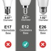 HEKEE E12 LED Candelabra Light Bulbs, Color Changing Candle, B11