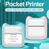 Portable Mini Printer Wireless BT Thermal Printer Easy Operation Compatible