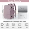 Sinaliy Travel laptop Backpack for Women, Personal Item Size Flight