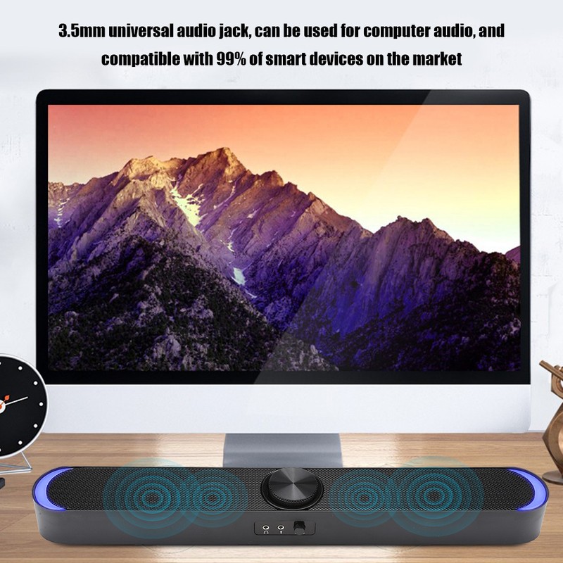 SADA V-198 Computer Audio Household Desktop Notebook Mini Speaker Headphone