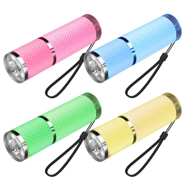 8 Stück Mini LED Taschenlampe, kleine Kinder Taschenlampe Handlampe mit