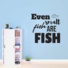 Design With Vinyl Inspiring Fishing Wall Decal Even Small Fish