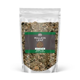 Birch & Meadow Mullein Leaf, 1 lb, Cut & Sifted, Herbal Tea, Mild Flavor