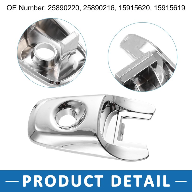 A ABSOPRO Front Left Exterior Door Handle Lock Cover Cap