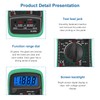DIFCUL Multimeter, XL830L Voltmeter Ammeter Ohmmeter Handheld LCD Digital Current