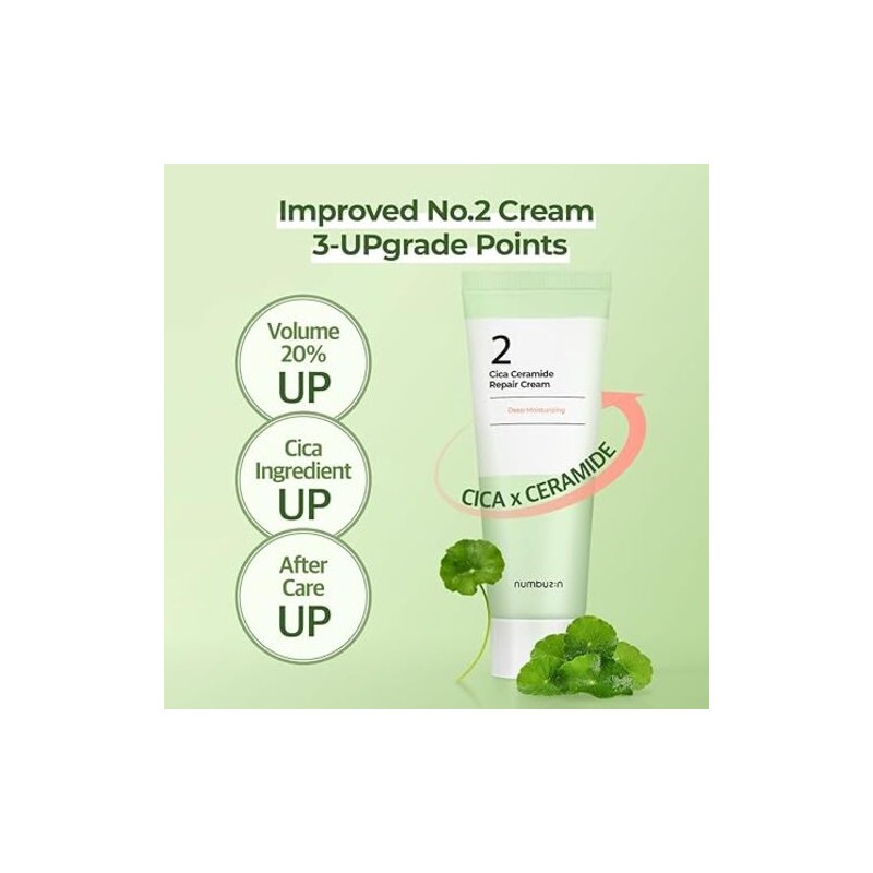 Numbuzin [Numbuzin]No.2 Cica Ceramide Repair Cream 60ml