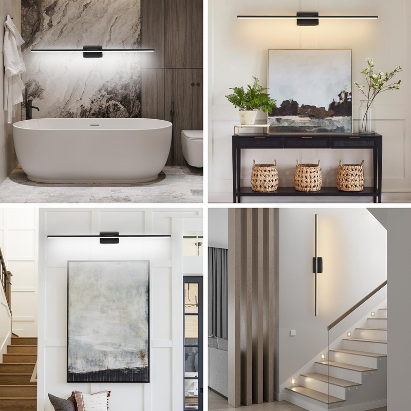 BrkNit LED Bathroom Vanity Light, Modern Bathroom Light Fixture Over