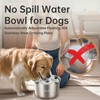 5.6L/189oz Large Dog Water Bowl, Slow Feeder Dog Bowls, Slow