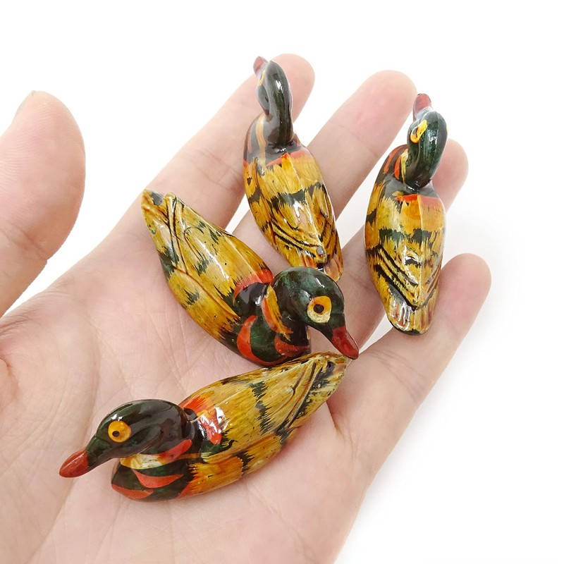 Honbay 10pcs Resin Painted Duck Chopsticks Holder Stand