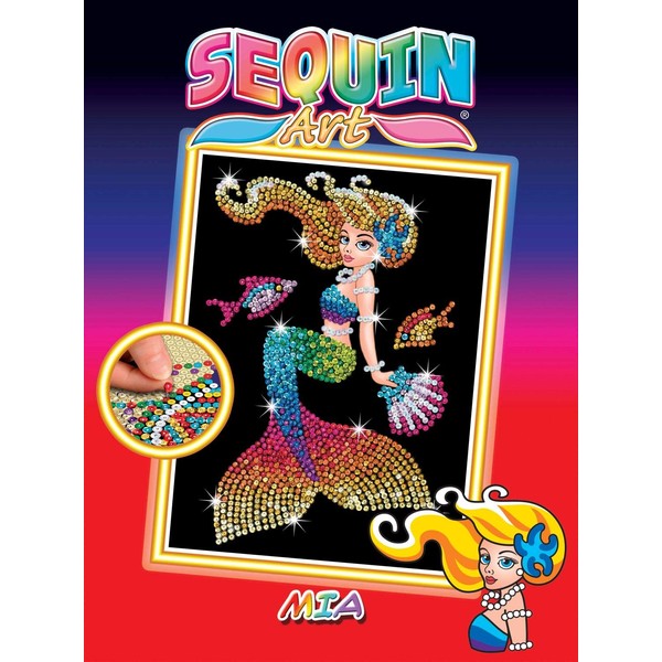 Sequin Art Red Mia The Mermaid Sparkling Arts and Crafts Kit, Multicolor (5528904)