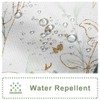 Stall Shower Curtain, Sage Green and Gold Eucalyptus Small Shower