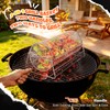 2-in-1 Rolling Grill Basket 304 Stainless Steel Rotatable with Dual