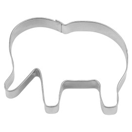 Staedter Stainless Steel Elephant Cookie Cutter, 6 cm, Silver