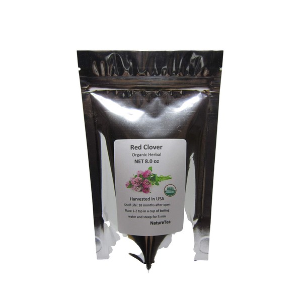 Red Clover Leaf & Flower - Trifolium pratense Leaf & Flower C/S by Nature Tea (8 oz)
