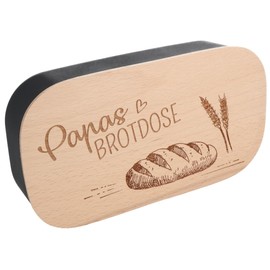 Spruchreif Lunch Box with Engraved Breakfast Board, Adult Lunch Box, Plastic Lunch Box, Breakfast Box, Dad Gift, Father's Day, "Papa's Lunch Box"