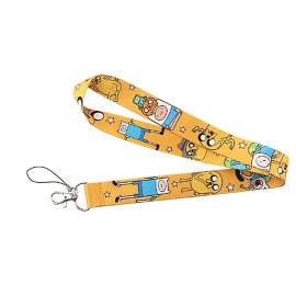 Unbranded Adventure Time Finn and Jake Characters Themed ID Holder Lanyard Keychain