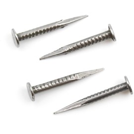 Design61 100x Steel Pins Steel Nails Comb Purposes 1.5 x 15 mm with Round Flat Head Extra Pointed Tip Blank