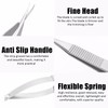 1 Piece Curved Iris Scissors, Mini Scissors with Spring Mechanism,