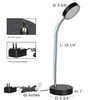 MingBright 19.25" Flexible Gooseneck LED Desk Lamp, Plun-in Table Light