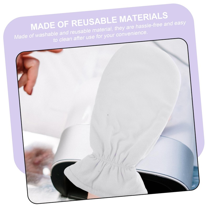 FOMIYES 1 Pair Care Wax Cuticle Heated Spa Hand Mittens