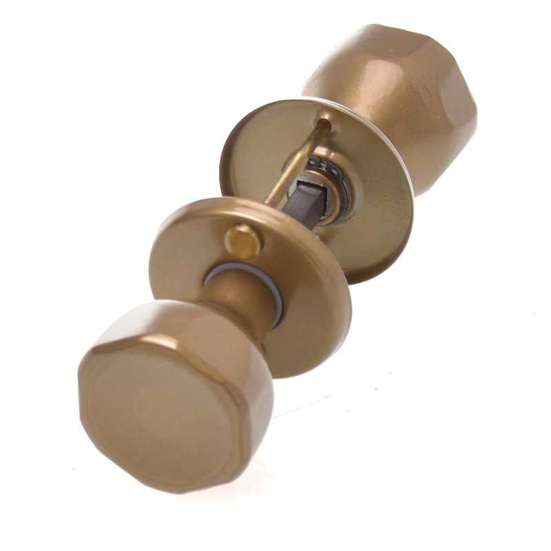 Aqbau® Door Knob, Rotatable on Round Rosette Button Push Knob