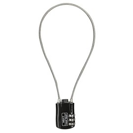 Candado de bloqueo de combinación de alambre, diámetro de alambre de 3/24 pulgadas, circunferencia de 16 pulgadas, adecuado para equipaje de viaje, mochila, casco de ciclismo, armario pequeño, armario de gimnasio, maleta